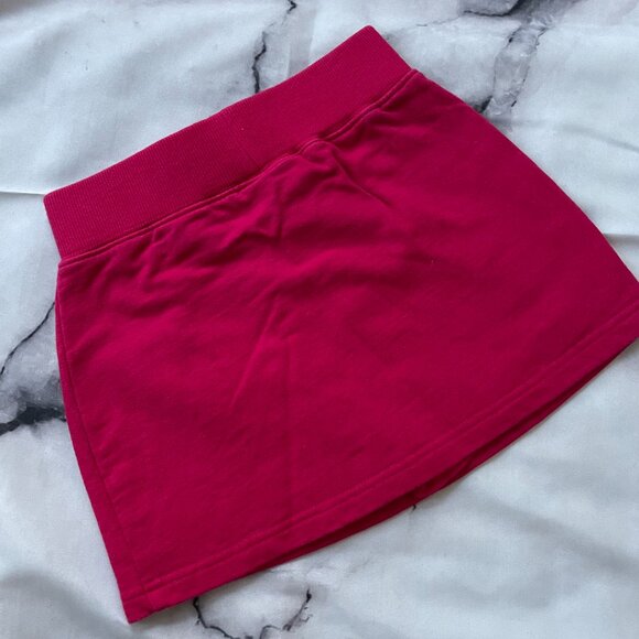 Oshkosh Girls Cotton Skort Skirt Stretch Drawstring Waist Red Size 5 - Picture 5 of 9